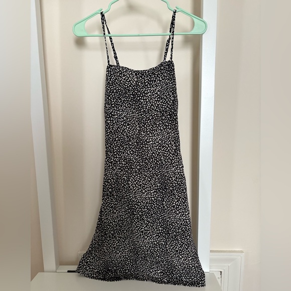 Missguided Black and White Leopard Print Mini Dress - Picture 1 of 4